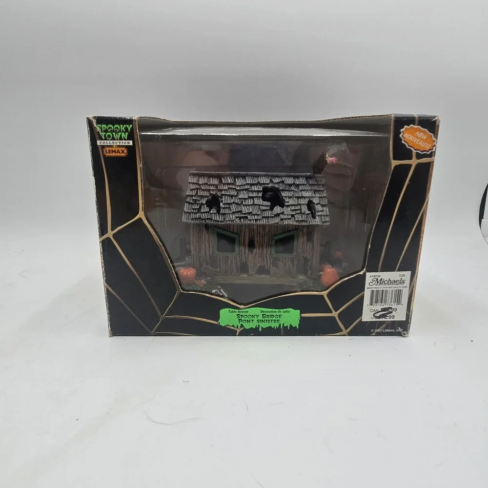 Lemax Spooky Town Spooky Bridge Halloween Village Accent 73615 Sleepy Hollow